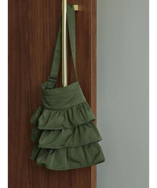 AMERICAN HOLIC(アメリカンホリック)の「フリルティアードBAG(エコバッグ/サブバッグ・レディース・カーキ/ブラック/ブルー・FREE)」の19枚目の写真