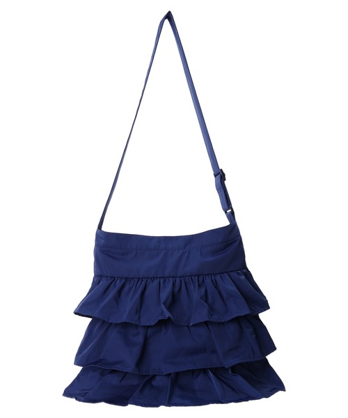 AMERICAN HOLIC(アメリカンホリック)の「フリルティアードBAG(エコバッグ/サブバッグ・レディース・カーキ/ブラック/ブルー・FREE)」の5枚目の写真