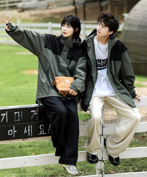 neos（ネオス）の「【neos -addictive design-】ビッグシルエット パネル 切替 配色 マウンテン パーカー（マウンテンパーカー・メンズ・カーキ/ブラック/ベージュ/ブラウン・LARGE/X-LARGE/MEDIUM）」の20枚目の写真