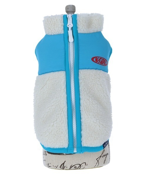 X-girl（エックスガール）の「X-girl/オーバルロゴフリース（ペットウェア・レディース・ライトグリーン/ホワイト・2L/L/M/S/3S/3L/3M/XS）」の3枚目の写真