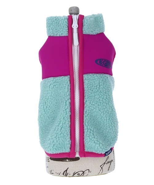 X-girl（エックスガール）の「X-girl/オーバルロゴフリース（ペットウェア・レディース・ライトグリーン/ホワイト・2L/L/M/S/3S/3L/3M/XS）」の6枚目の写真