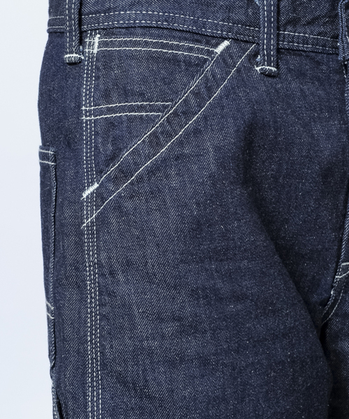 MILKFED.（ミルクフェド）の「MILKFED.×Lee PAINTER SHORT PANTS　（デニム/ショートパンツ/ぺインター）（デニムパンツ・レディース・ホワイト/インディゴブルー・MEDIUM/SMALL）」の9枚目の写真