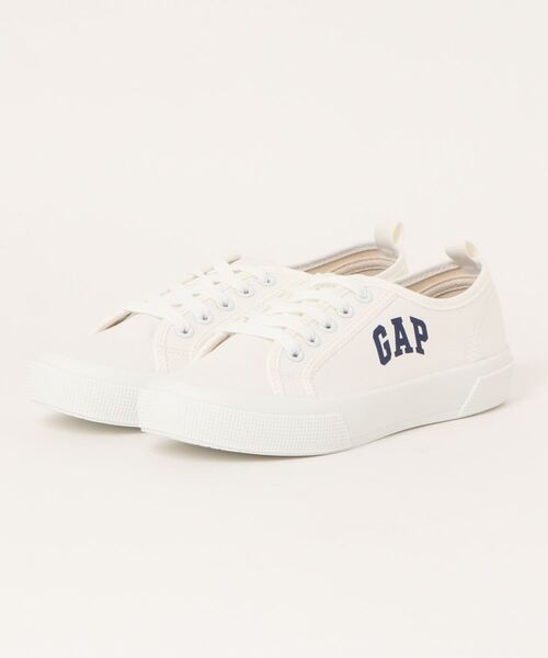GAP（ギャップ）の「【GAP】ギャップ　キャンバススニーカー　GPU82319（スニーカー・レディース・ブラック/ホワイト/ベージュ/ブルー・26.0cm/24.0cm/28.0cm/23.0cm/27.0cm/25.0cm）」の2枚目の写真