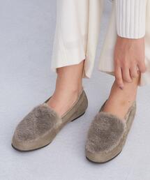 【WEB限定】ウォーム フラット シューズ