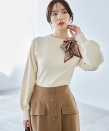 スカーフツキニット969725