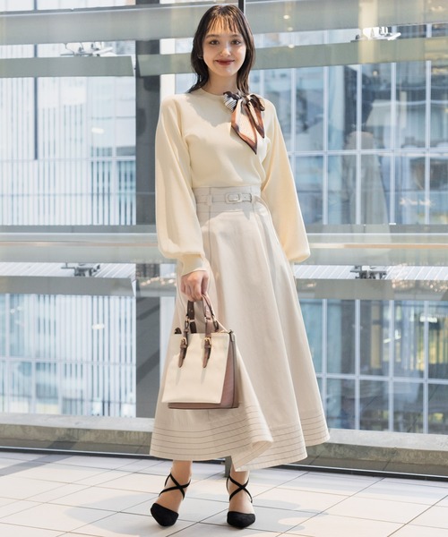 セール】スカーフツキニット969725（ニット/セーター）｜Andemiu