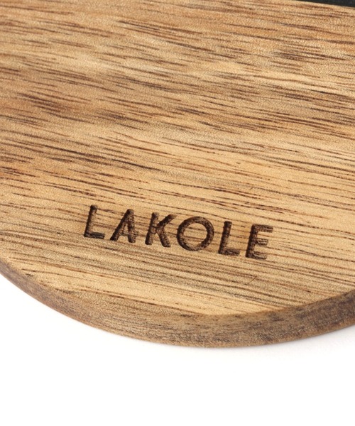 LAKOLE（ラコレ）の「バイカラーコースター / 969281（ランチョンマット/テーブルウェア・レディース・ホワイト/ブラック・FREE）」の6枚目の写真