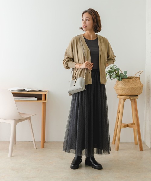 RODE SKO（ロデスコ）の「チャーム付ヨコナガショルダーバッグ（ショルダーバッグ・レディース・アイボリー/ブラック系その他/ライトグレー・ONE）」の20枚目の写真