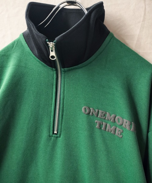 Starting Over（スターティングオーバー）の「オーバーサイズ ハーフジップ トレーナー スウェット/ワンポイント バックプリント（スウェット・メンズ・アッシュグレー/ブラック/グリーン/ブラック系その他2/グレー系その他/ブラック系その他/ブラック系その他3/オレンジ系その他/オレンジ系その他3/オレンジ系その他2/グレー系その他2/グレー系その他3・M/L/XL）」の15枚目の写真