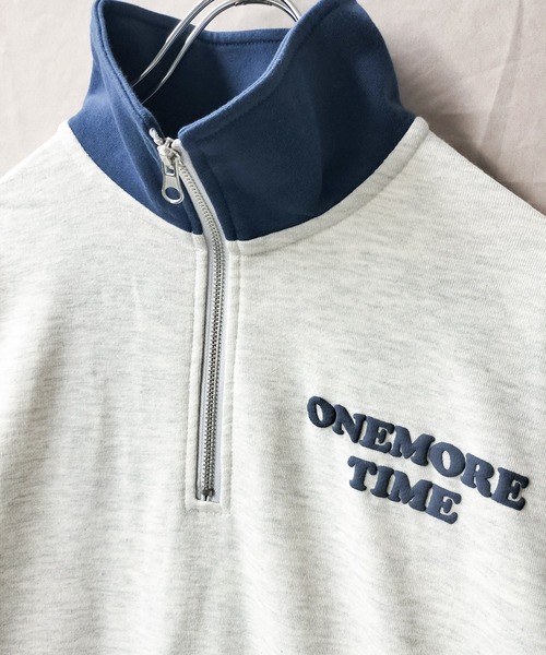 Starting Over（スターティングオーバー）の「オーバーサイズ ハーフジップ トレーナー スウェット/ワンポイント バックプリント（スウェット・メンズ・アッシュグレー/ブラック/グリーン/ブラック系その他2/グレー系その他/ブラック系その他/ブラック系その他3/オレンジ系その他/オレンジ系その他3/オレンジ系その他2/グレー系その他2/グレー系その他3・M/L/XL）」の14枚目の写真