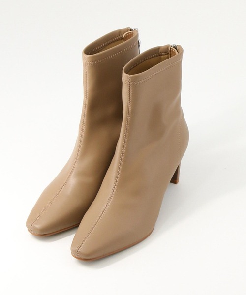 PANIER（パニエ）の「ＰＡＮＩＥＲショートブーツ（ブーツ・レディース・ブラック/キャメル・37/38/36）」の5枚目の写真