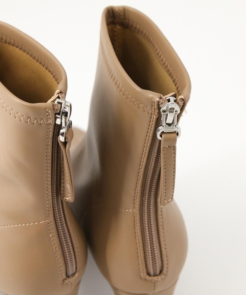 PANIER（パニエ）の「ＰＡＮＩＥＲショートブーツ（ブーツ・レディース・ブラック/キャメル・37/38/36）」の8枚目の写真