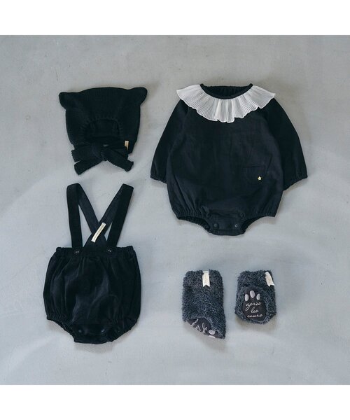 apres les cours（アプレレクール）の「てんし&あくまボディースーツ（ロンパース・キッズ・アイボリー/ブラック・80）」の18枚目の写真