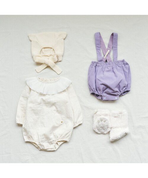 apres les cours（アプレレクール）の「てんし&あくまボディースーツ（ロンパース・キッズ・アイボリー/ブラック・80）」の17枚目の写真