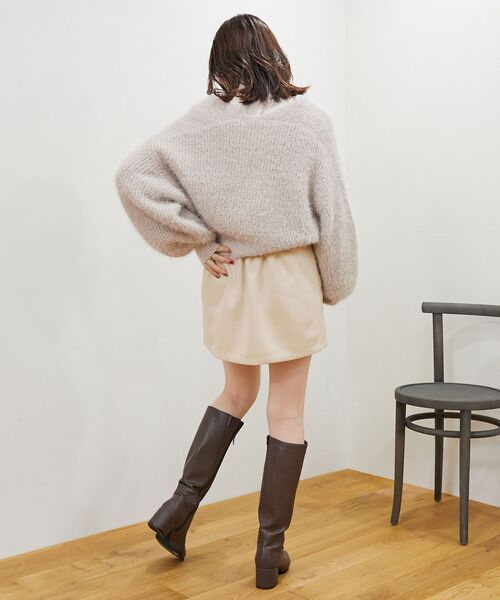 MAJESTIC LEGON(マジェスティックレゴン)の「ベルトセットミニスカパン(その他パンツ・レディース・ベージュ/ホワイト系その他2/ブラック/グレー・MEDIUM)」の21枚目の写真