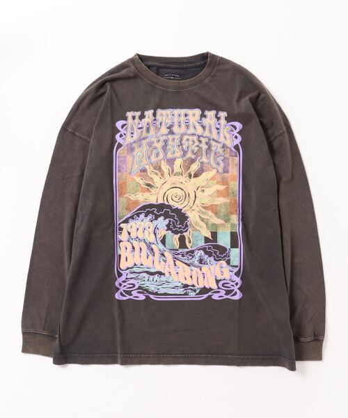 BILLABONG(ビラボン)の「BILLABONG レディース VINTAGE GRAPHIC LS TEE ロンT 【2023年秋冬モデル】/ビラボン長袖ロンT(Tシャツ/カットソー・レディース・レンガ/ブラック系その他/ラベンダー・MEDIUM/3M)」の7枚目の写真