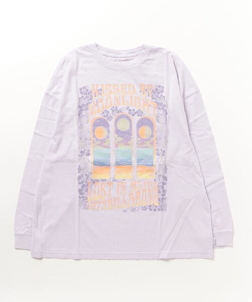 BILLABONG(ビラボン)の「BILLABONG レディース VINTAGE GRAPHIC LS TEE ロンT 【2023年秋冬モデル】/ビラボン長袖ロンT(Tシャツ/カットソー・レディース・レンガ/ブラック系その他/ラベンダー・MEDIUM/3M)」の13枚目の写真