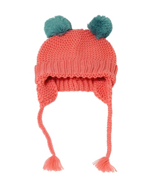 14+(イチヨンプラス)の「Pompom Ear Watch(ニットキャップ/ビーニー・キッズ・パープル/ベージュ/ピンク・kids-M)」の8枚目の写真
