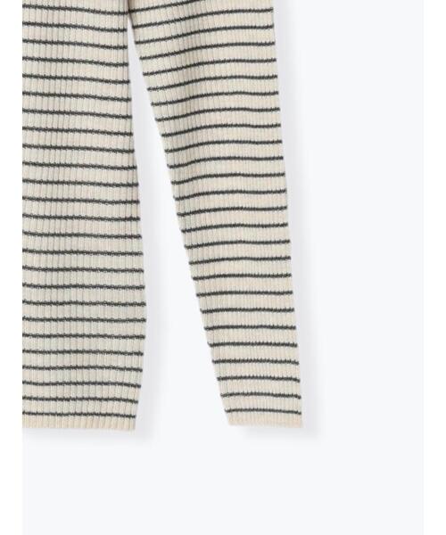 Samansa Mos2（サマンサ モスモス）の「【マシンウォッシャブル】リブフリルタートルネックニット（ニット/セーター・レディース・チャコールグレー/キナリ/ベージュ/オフホワイト・F）」の15枚目の写真