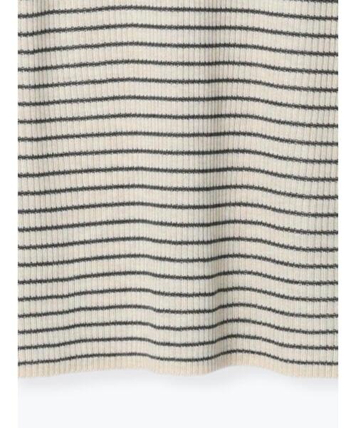 Samansa Mos2（サマンサ モスモス）の「【マシンウォッシャブル】リブフリルタートルネックニット（ニット/セーター・レディース・チャコールグレー/キナリ/ベージュ/オフホワイト・F）」の14枚目の写真