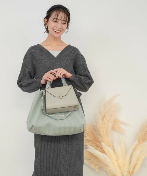 conforobe スカラップヌビバッグ グレー Nubi Mini【Scallop】ミニ スカラップ | conforobe(コンフォローブ)