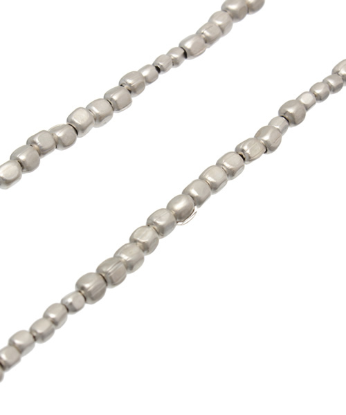 CIAOPANIC（チャオパニック）の「【Ciaopanic】　角ビーズネックレス（ネックレス・メンズ・シルバー・FREE）」の2枚目の写真