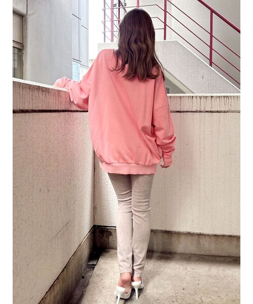 GYDA(ジェイダ)の「ハイウエスト ボタン ダメージ ケミカル カラースキニーパンツ(その他パンツ・レディース・ベージュ/ライトグレー・SMALL/MEDIUM/X-SMALL)」の10枚目の写真