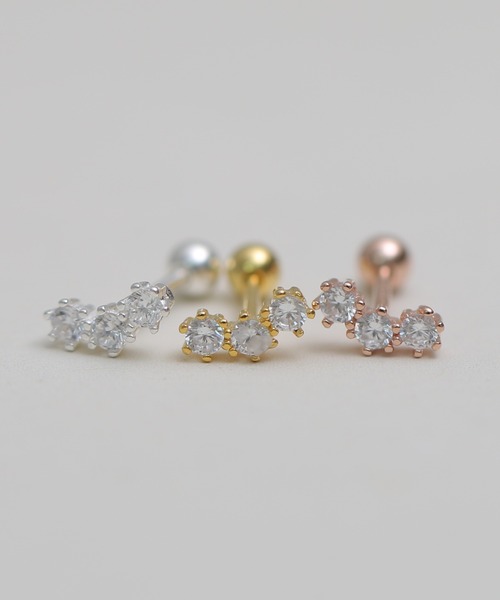 Peony(ピオニー)の「【Peony/ピオニー】/キラキラモチーフ ワンポイントピアス(ピアス(片耳用)・レディース・E/B/C/D/F/A・FREE)」の10枚目の写真