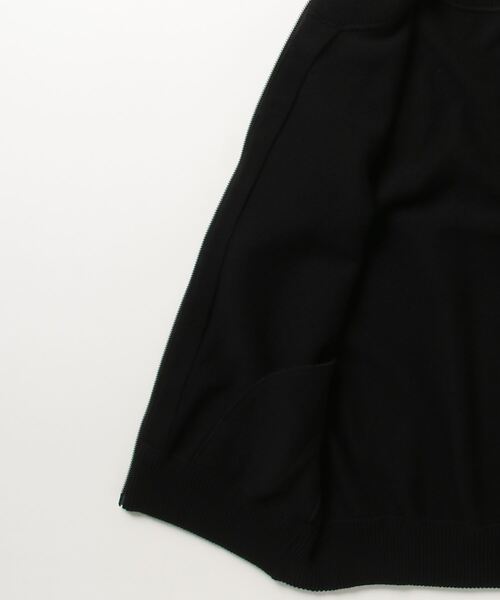 crepuscule（クレプスキュール）の「crepuscule / クレプスキュール：別注 Wool Zip Vest：ONLYARK-0-2035[COR]（ベスト・メンズ・ブラック・2）」の2枚目の写真