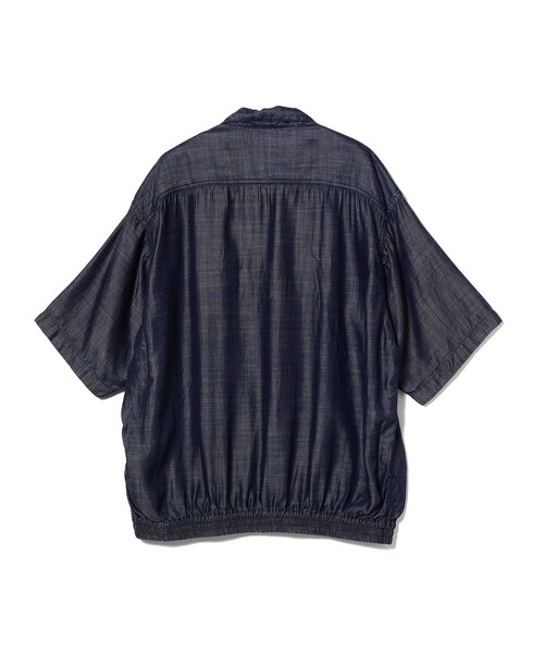 BEAMS(ビームス)の「BEAMS / デニム クロップド シャツ(シャツ/ブラウス・メンズ・ブルー/インディゴブルー・S/M/XL/L)」の10枚目の写真