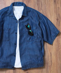 BEAMS | BEAMS / デニム クロップド シャツ(シャツ/ブラウス)