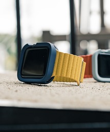 zandy（ズィーアンドワイ）の「zandy ズィーアンドワイ/ Apple Watch ケース＆ベルトセット マットタイプ【スクエアソフトフレーム】 アップルウォッチカバー& レザーループ 皮革ベルト /// set1（デジタル腕時計）」