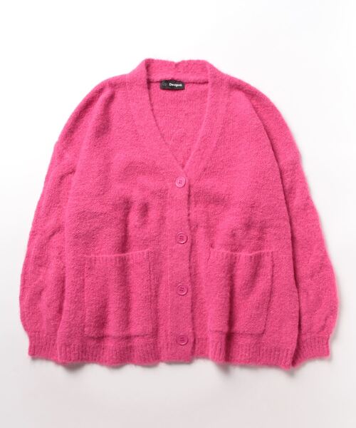 Desigual(デシグアル)の「マーガレット オーバーサイズカーディガン(ニット/セーター・レディース・レッド・S/L)」の3枚目の写真
