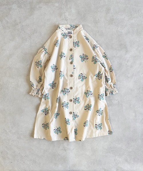 HOGAN RANCH WEAR(ホーガンランチウエア)の「マオカラーワンピース(90~150cm)(ワンピース・キッズ・イエロー/オフホワイト/ブラック・90/100/110/120/130/140/150)」の2枚目の写真