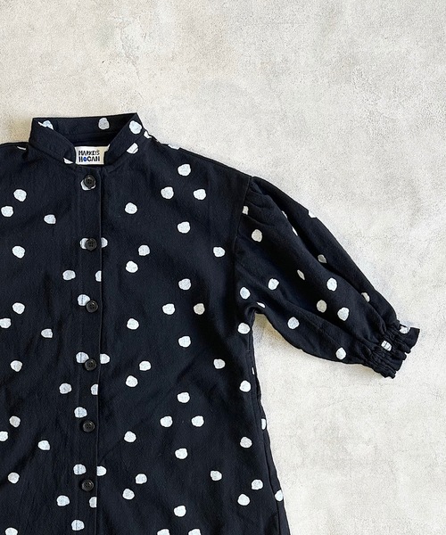 HOGAN RANCH WEAR(ホーガンランチウエア)の「マオカラーワンピース(90~150cm)(ワンピース・キッズ・イエロー/オフホワイト/ブラック・90/100/110/120/130/140/150)」の8枚目の写真