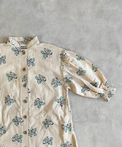 HOGAN RANCH WEAR(ホーガンランチウエア)の「マオカラーワンピース(90~150cm)(ワンピース・キッズ・イエロー/オフホワイト/ブラック・90/100/110/120/130/140/150)」の7枚目の写真