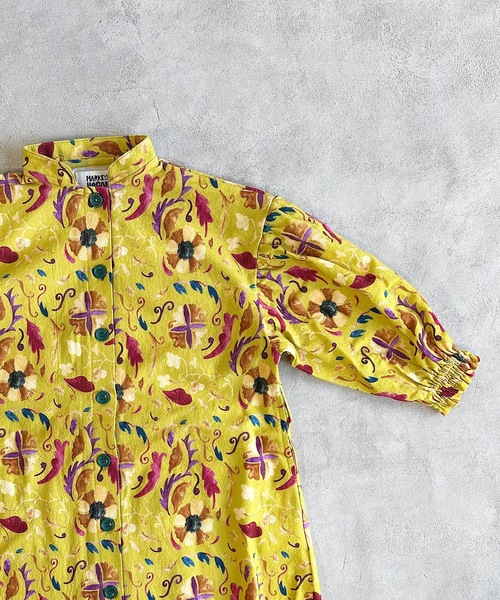 HOGAN RANCH WEAR(ホーガンランチウエア)の「マオカラーワンピース(90~150cm)(ワンピース・キッズ・イエロー/オフホワイト/ブラック・90/100/110/120/130/140/150)」の9枚目の写真
