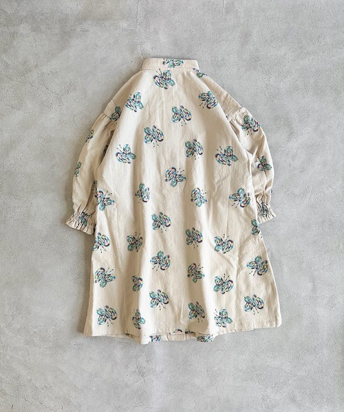 HOGAN RANCH WEAR(ホーガンランチウエア)の「マオカラーワンピース(90~150cm)(ワンピース・キッズ・イエロー/オフホワイト/ブラック・90/100/110/120/130/140/150)」の4枚目の写真