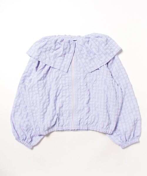 maarook(マルーク)の「スクエアシャーリングフリルカラージャケット(その他アウター・キッズ・パープル/イエロー・140cm/160cm/150cm)」の1枚目の写真