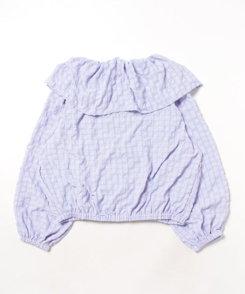 maarook(マルーク)の「スクエアシャーリングフリルカラージャケット(その他アウター・キッズ・パープル/イエロー・140cm/160cm/150cm)」の3枚目の写真