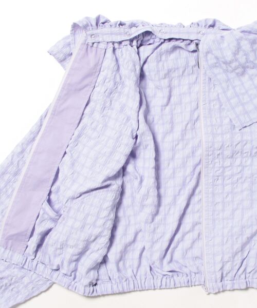 maarook(マルーク)の「スクエアシャーリングフリルカラージャケット(その他アウター・キッズ・パープル/イエロー・140cm/160cm/150cm)」の4枚目の写真
