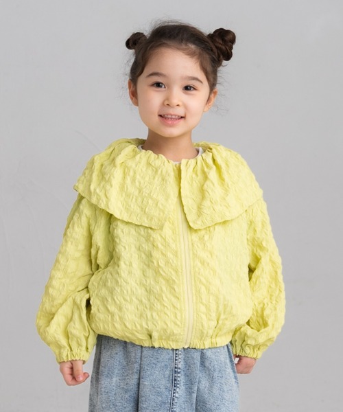 maarook(マルーク)の「スクエアシャーリングフリルカラージャケット(その他アウター・キッズ・パープル/イエロー・140cm/160cm/150cm)」の11枚目の写真
