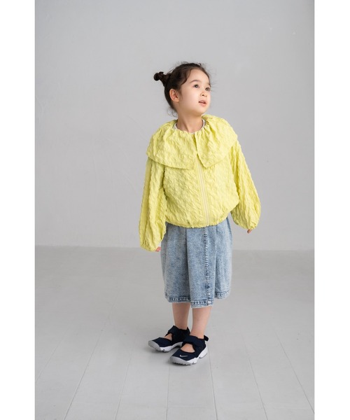 maarook(マルーク)の「スクエアシャーリングフリルカラージャケット(その他アウター・キッズ・パープル/イエロー・140cm/160cm/150cm)」の13枚目の写真