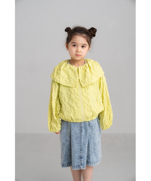 maarook(マルーク)の「スクエアシャーリングフリルカラージャケット(その他アウター・キッズ・パープル/イエロー・140cm/160cm/150cm)」の14枚目の写真