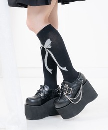 ダブルチェーン厚底パンプス
