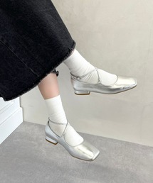 クロスストラップパンプス 41124