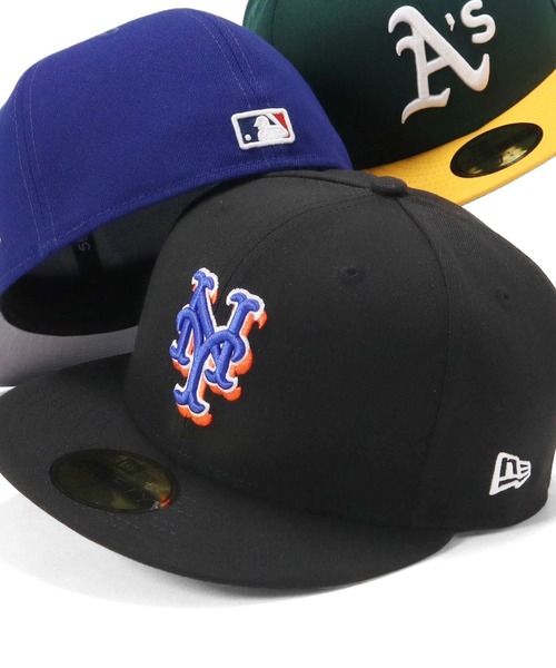 NEW ERA（ニューエラ）の「ニューエラ キャップMLB 59FIFTY ONSPOTZ別注（キャップ・メンズ・ブラック/ネイビー/ブラック系/グリーン/ブラウン/ネイビー系/ブルー・7 1/2/7 3/8/7 1/4/7 1/8/7/8/7 7/8/7 3/4/7 5/8）」の3枚目の写真