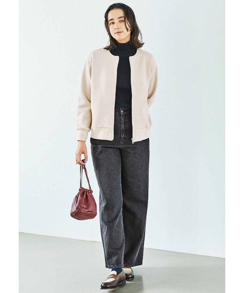 THREE FIFTY STANDARD(スリーフィフティースタンダード)の「THREE FIFTY STANDARDあったか両面起毛タートルインナー(Tシャツ/カットソー・レディース・オレンジ系その他/ブラック/オフホワイト・X-LARGE/LARGE/MEDIUM)」の14枚目の写真