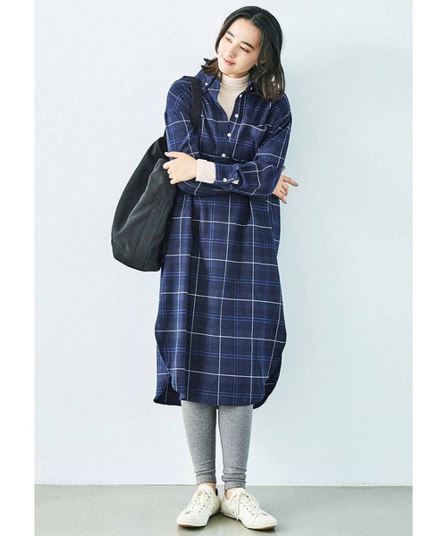 THREE FIFTY STANDARD(スリーフィフティースタンダード)の「THREE FIFTY STANDARDあったか両面起毛タートルインナー(Tシャツ/カットソー・レディース・オレンジ系その他/ブラック/オフホワイト・X-LARGE/LARGE/MEDIUM)」の5枚目の写真