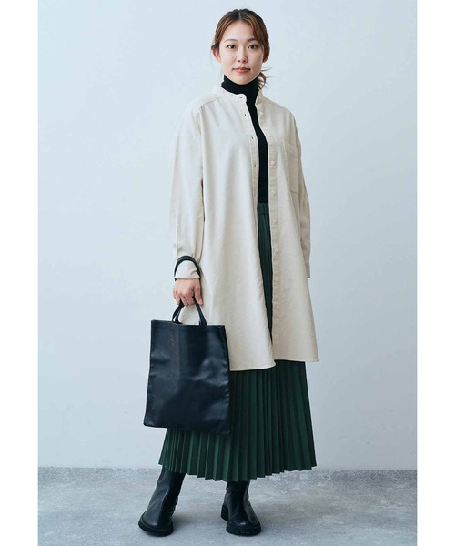 THREE FIFTY STANDARD(スリーフィフティースタンダード)の「THREE FIFTY STANDARDあったか両面起毛タートルインナー(Tシャツ/カットソー・レディース・オレンジ系その他/ブラック/オフホワイト・X-LARGE/LARGE/MEDIUM)」の17枚目の写真
